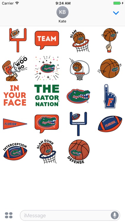 University of Florida Animated+Stickers Pack