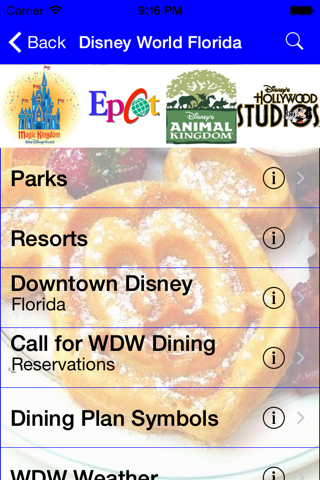 Gluten Free Disney Dining Free screenshot 2