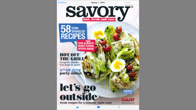 How to cancel & delete Savory Mag. Giant Food Stores from iphone & ipad 1