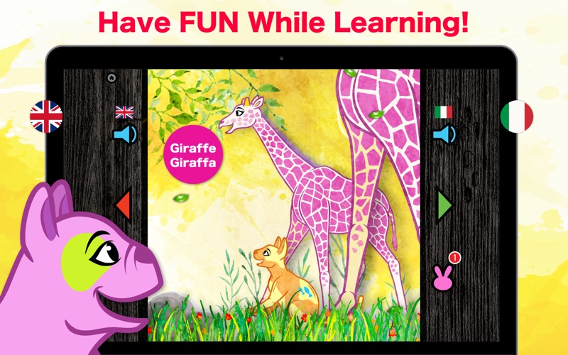 Learn Italian &amp; English - Toddler &amp; Kids Animals thumbnail 3