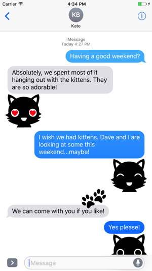 Purrfect Stickers for iMessage(圖2)-速報App