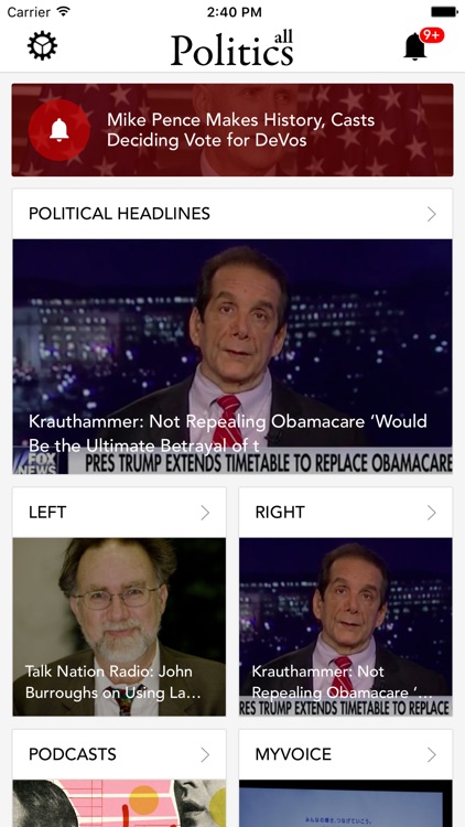 all Politics Government policy action news & polls