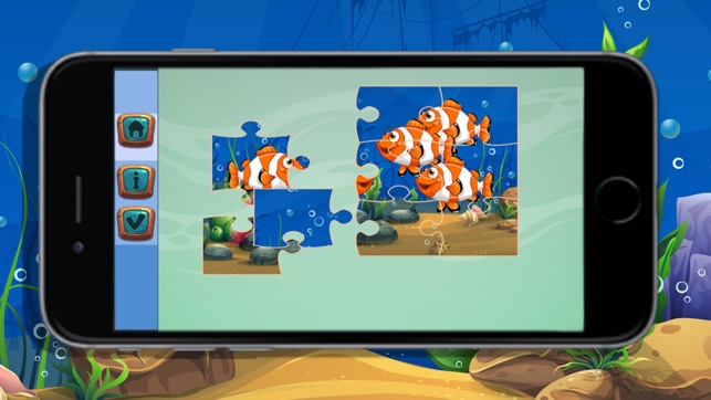 sea animals jigsaw puzzle games for kids(圖4)-速報App