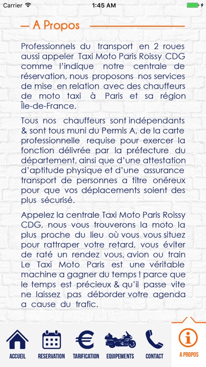 Taxi Moto Roissy CDG screenshot-4