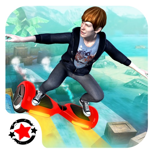Futuristic Hoverboard Hero iOS App