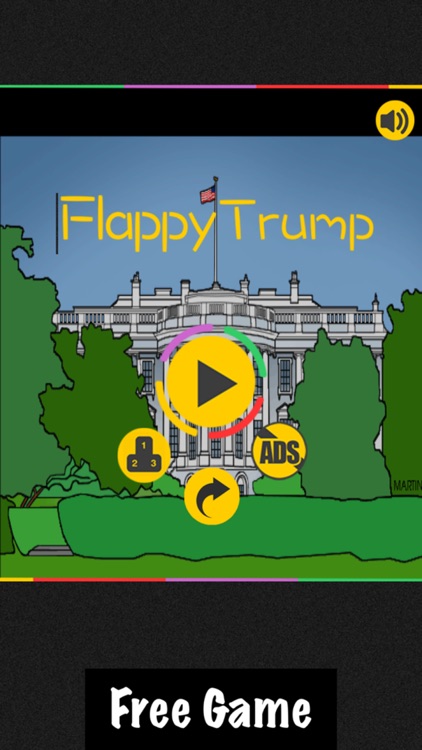 Flappy Trump - Switch Color of the Donald's Hat