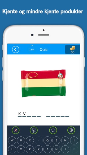 Norsk Mat Quiz: Gjett Kjente Matvarer fra Butikken(圖4)-速報App