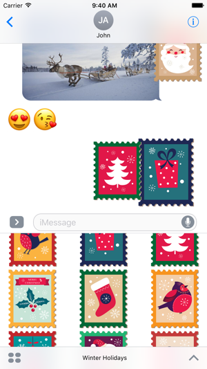 Winter Holidays Stickers(圖1)-速報App