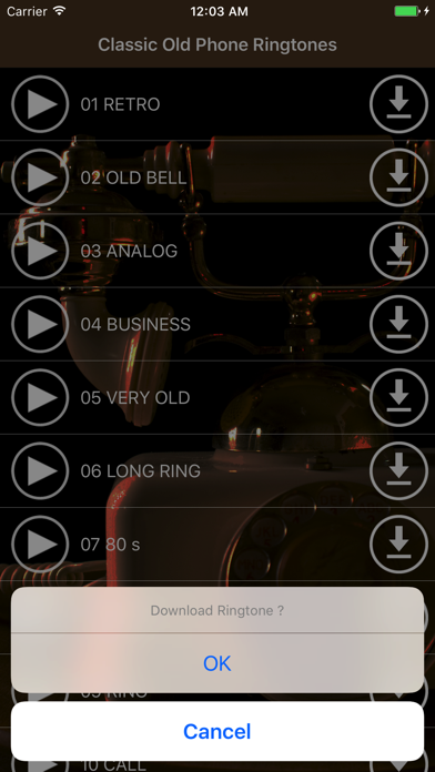 Classic Old Phone Ringtones - Retro Vintage Sounds screenshot 3