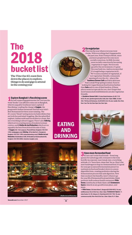 Time Out Kuala Lumpur Magazine