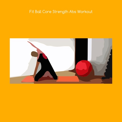 Fit ball core strength abs workout ++ icon