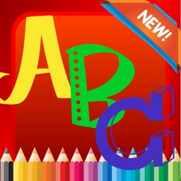 Drawing & paint ABC Coloring Book for kid age 1-10