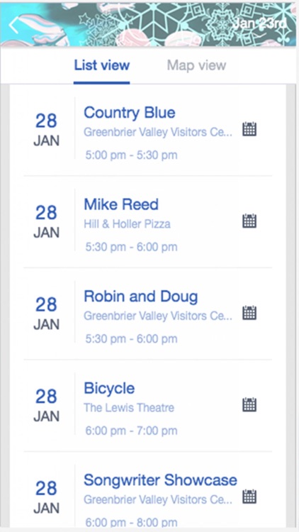 WV Winter Music Festival