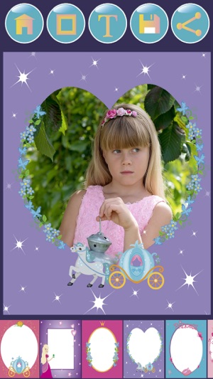 Princess frames for girls – kids photo album(圖3)-速報App