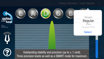 How to cancel & delete GuitarLab Tuner from iphone & ipad 2