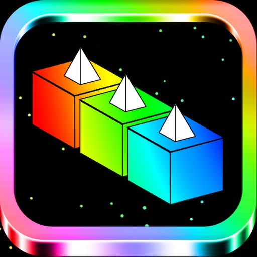 BLOCKY COLOR 6 - Cube Run Isometric Game Icon