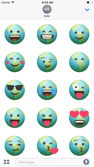 Earthmoji - Fun & cute planet Earth emoji stickers(圖1)-速報App