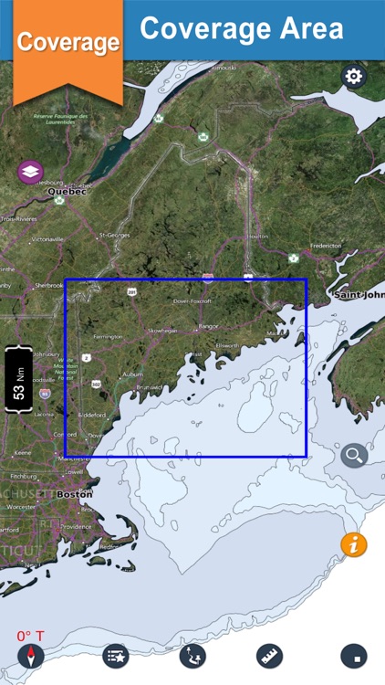 Maine boating gps nautical offline for sail charts