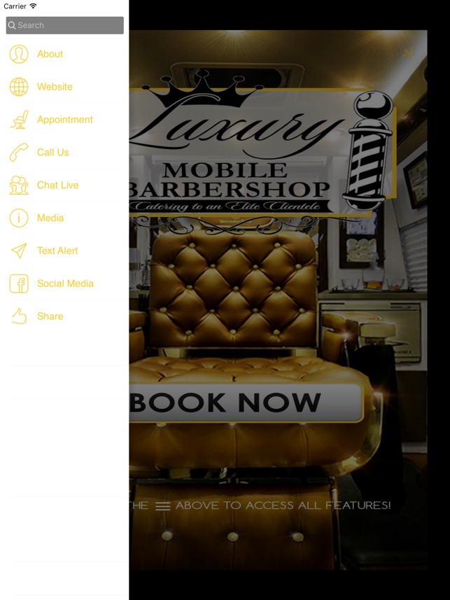 luxury mobile barbershop on the app store luxury mobile barbershop on the app store