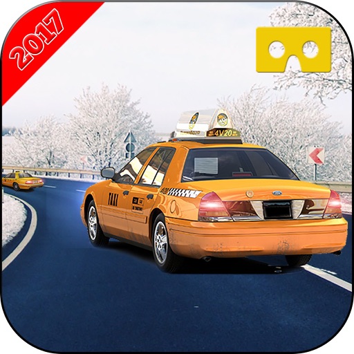 VR Snow Taxi Driving Simulation Game icon