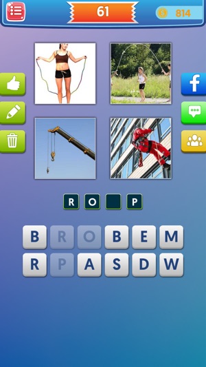 Pics to Word Puzzle-4 Pics Guess What's the 1 Word(圖4)-速報App