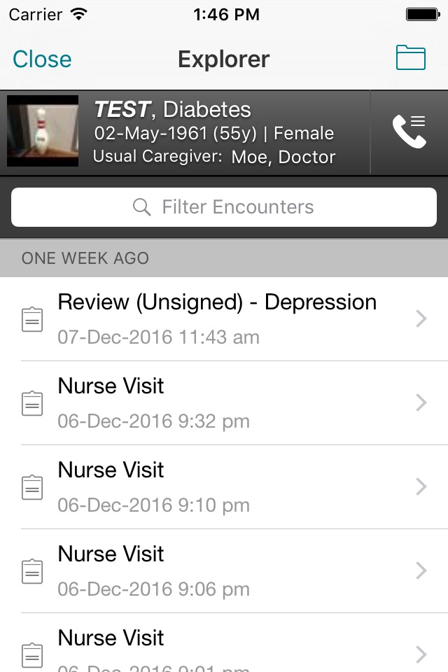 Professional EHR Mobile screenshot 3