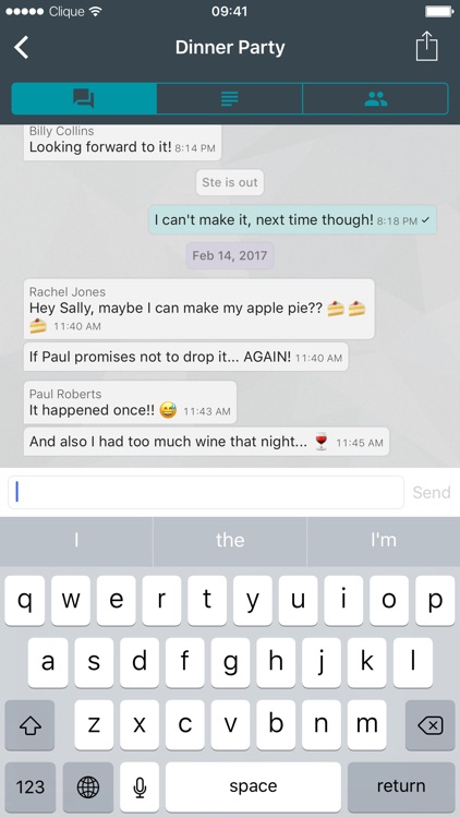 Clique: Event Organiser