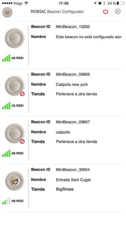 Mobeac Beacon Configurator