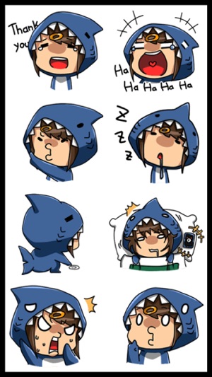 Shark Boy Stickers(圖4)-速報App