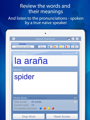 Declan Spanish FlashCards for iPad screenshot 3