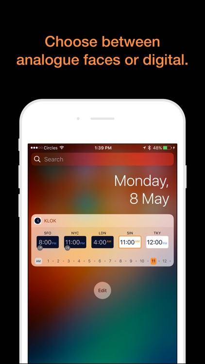 Klok - Time Zone Converter Widget