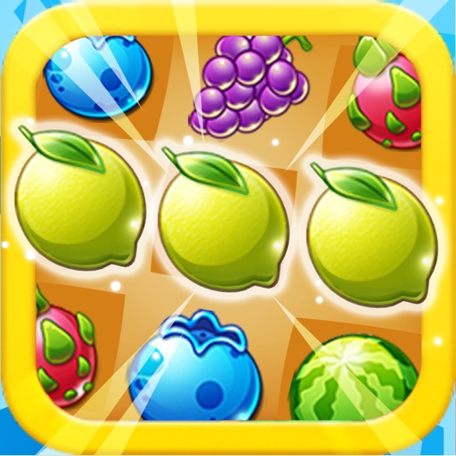 Fruit Soda Blitz-Fun match 3 puzzle crush game iOS App