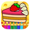 Strawberry Cake Coloring Book Game Edition