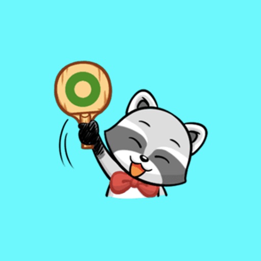Nice Raccoon Stickers icon