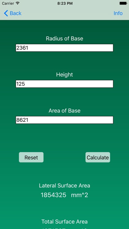 Basic Shapes Formulas