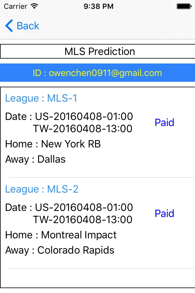 US Soccer Prediction screenshot 2