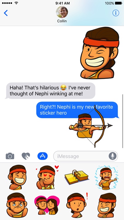 LDS Stickers: “I, Nephi”