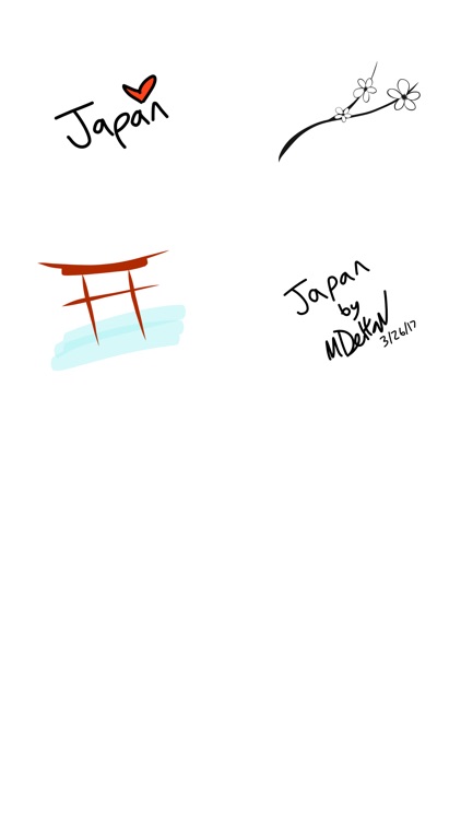 Japan stickers for iMessage - Japanese photo emoji