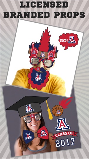 Arizona Wildcats Pro Photo Booth Stickers(圖2)-速報App