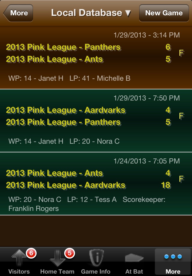 Baseball Pro Scorekeeping screenshot 4