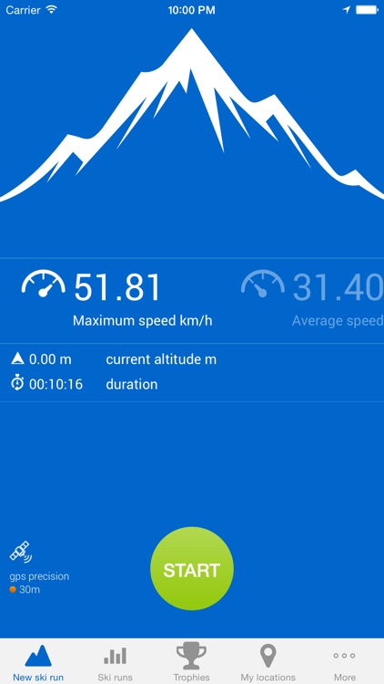 Ski run - ski/snowboard GPS tracker