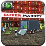 Supermarket Cart Transport  Cargo Delivery Truck