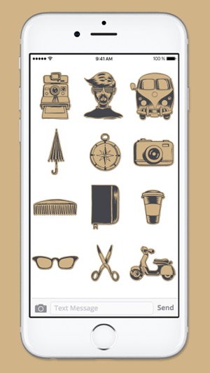 Hipster at Heart Hand Drawn Sticker Pack(圖4)-速報App