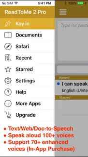 readtome 2 (text-to-speech) iphone screenshot 1
