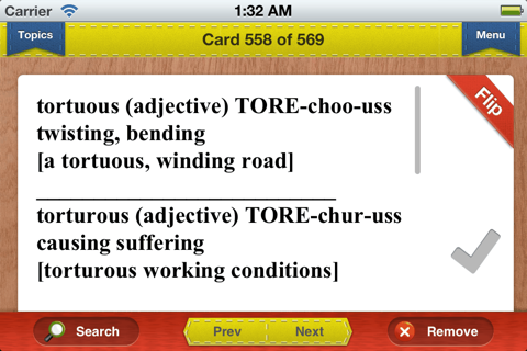 PCAT Prep Verbal Flashcards Exambusters screenshot 4