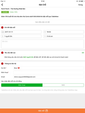 TableNow - Đặt bàn & Ưu đãi screenshot 4