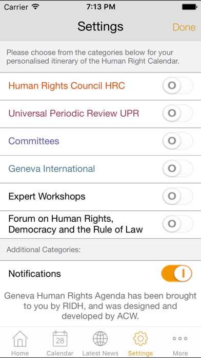 How to cancel & delete Geneva Human Rights Agenda from iphone & ipad 1