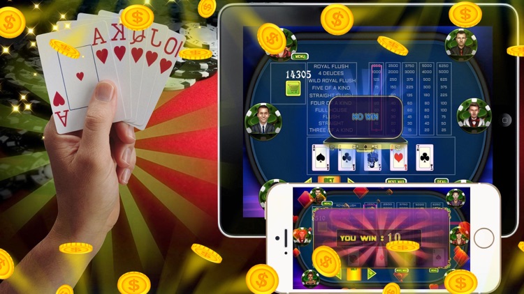 Video Poker Lucky Vegas Holdem Bonanza - HD screenshot-4