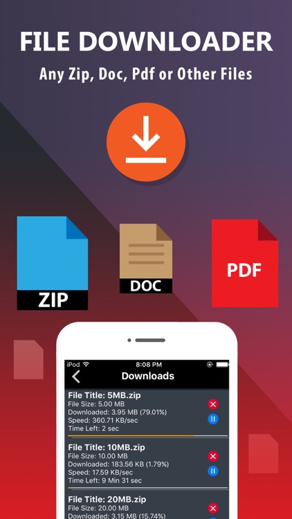 Private Browser - Top Safe Browsing & File Manager
