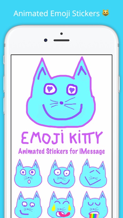 emoji kitty animated cat emojis stickers by rodney rumford emoji kitty animated cat emojis stickers